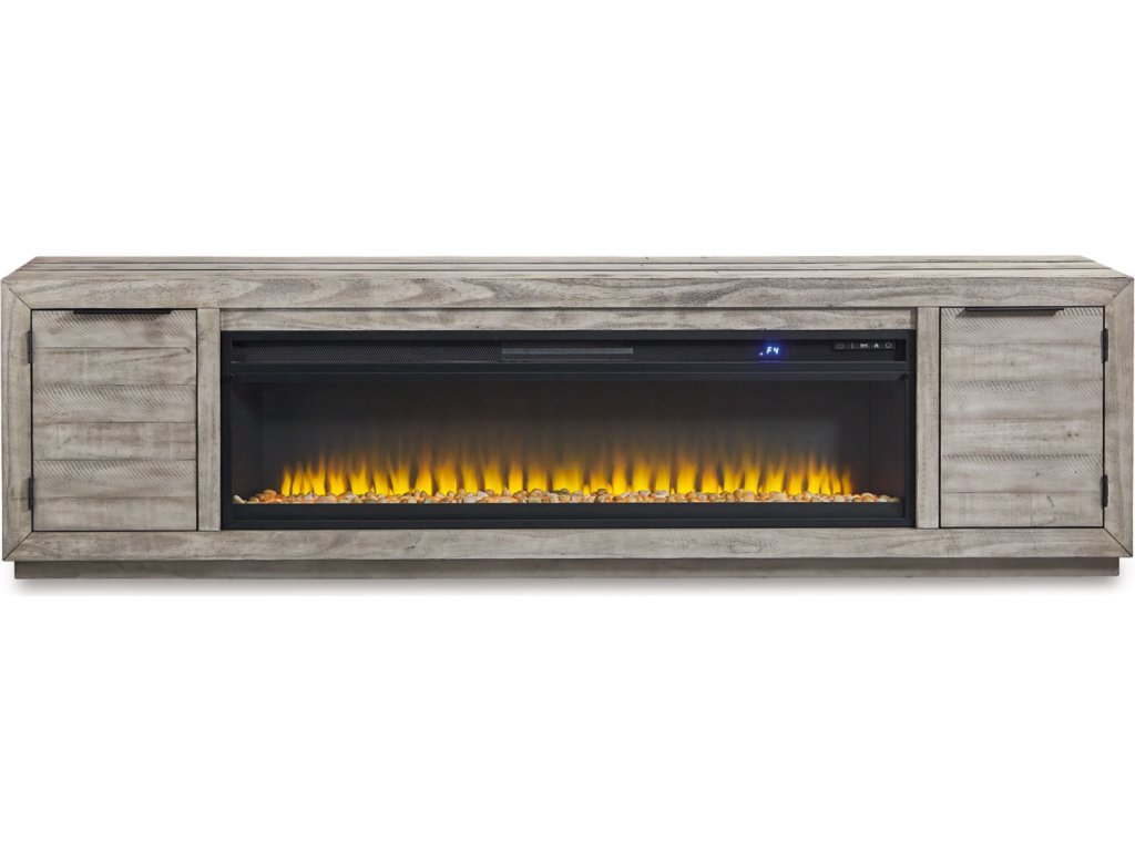 Naydell 92" TV Stand with Electric Fireplace - image 3