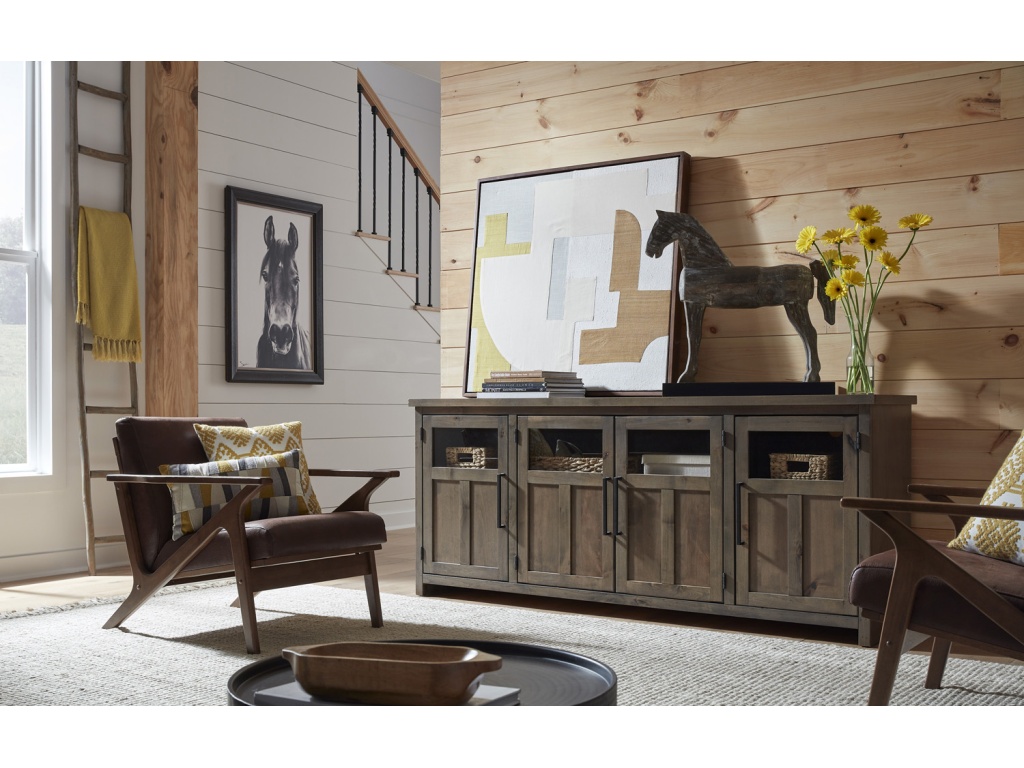 78" Console W/ 4 Doors - image 2