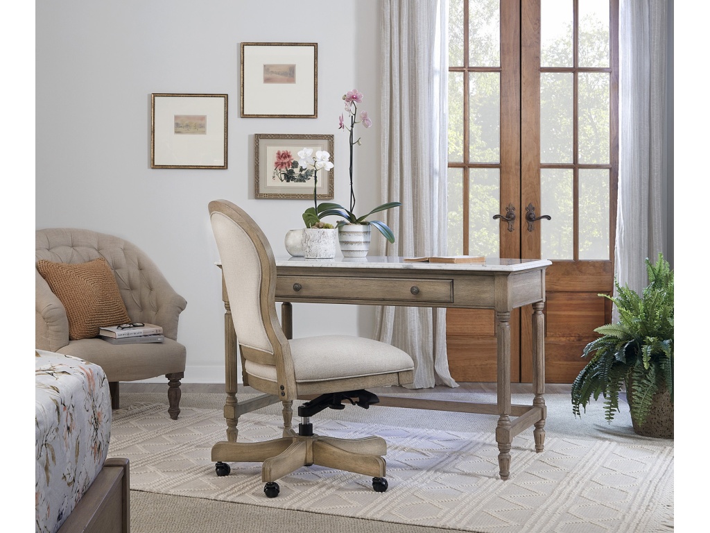 Writing Desk W/ Marble Top - image 1