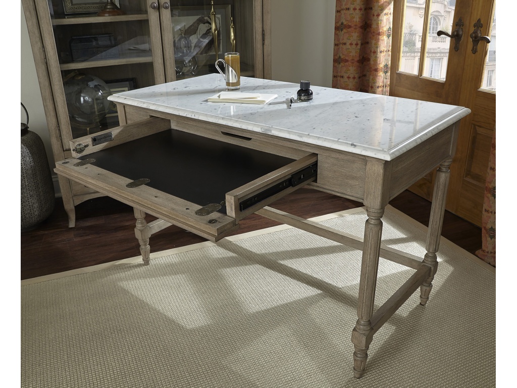 Writing Desk W/ Marble Top - image 3