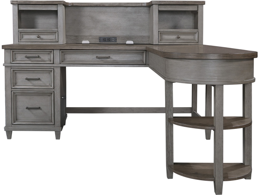 Single Ped Desk Hutch - image 14