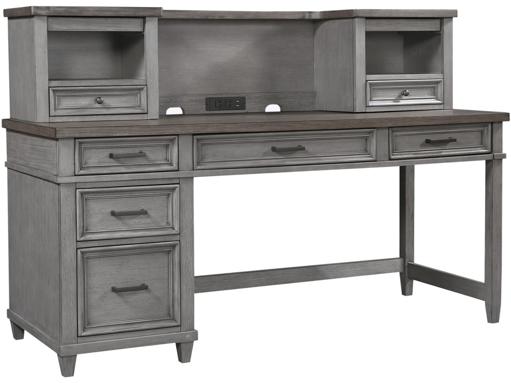 Single Ped Desk Hutch - image 1