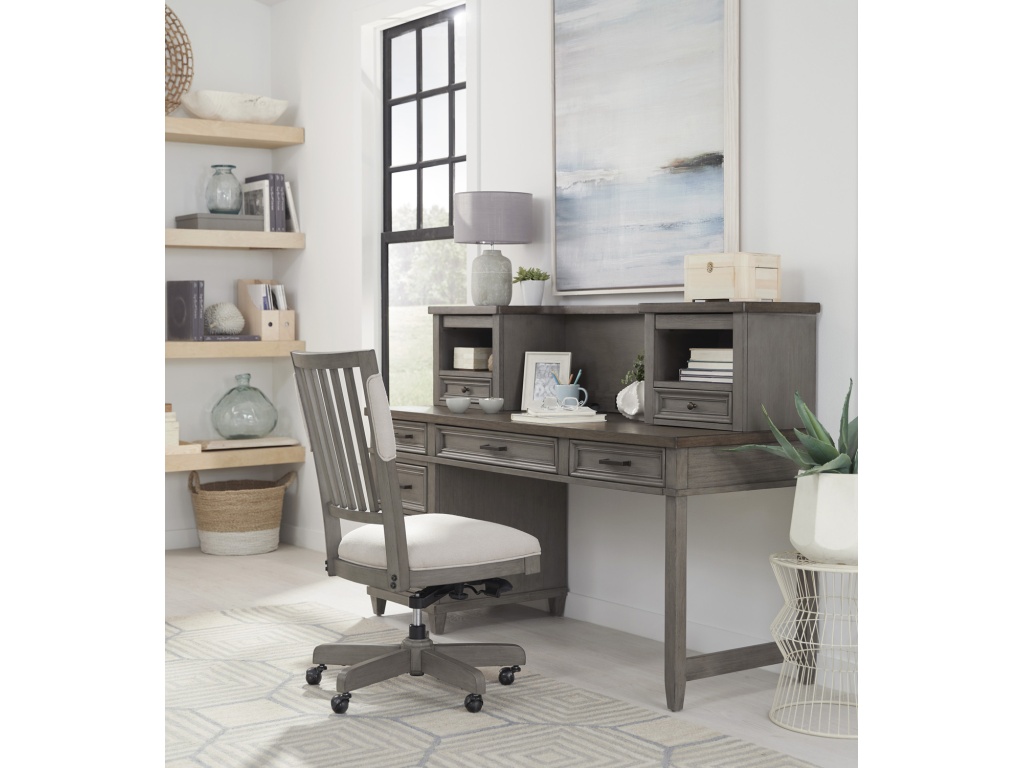Single Ped Desk Hutch - image 2