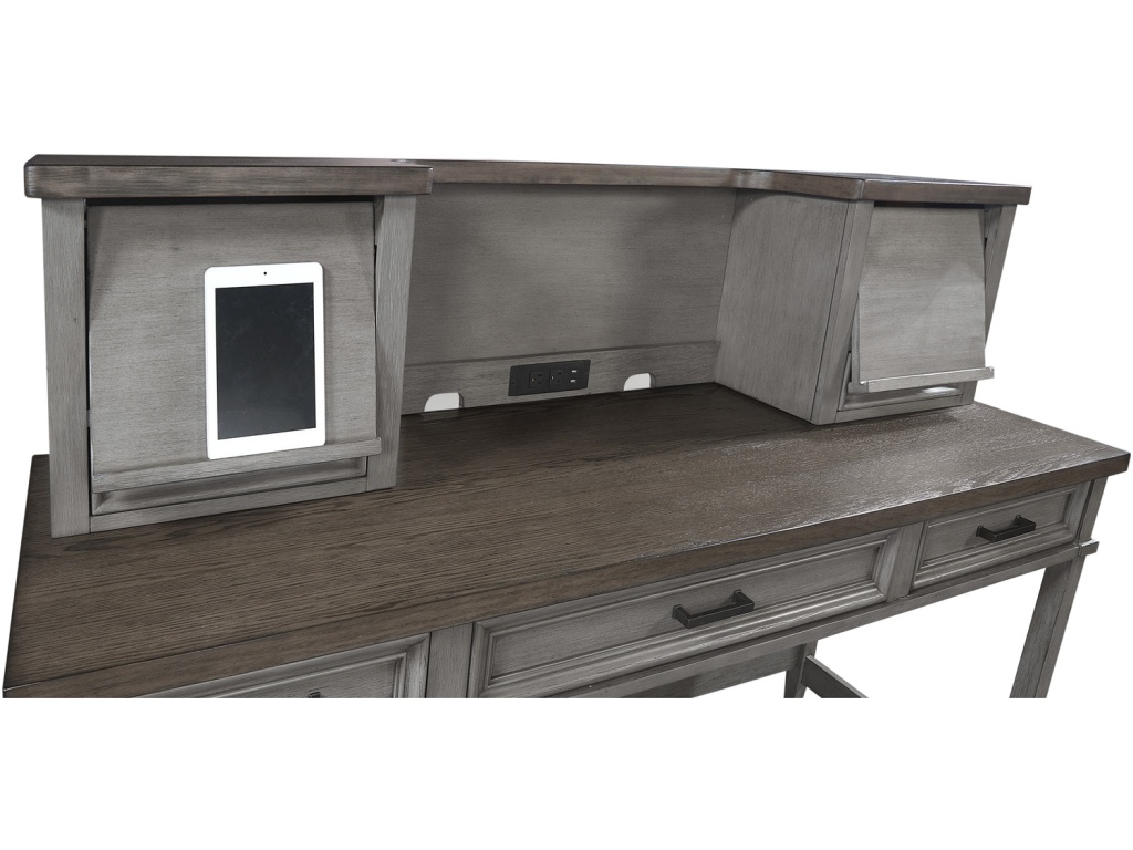 Single Ped Desk Hutch - image 8