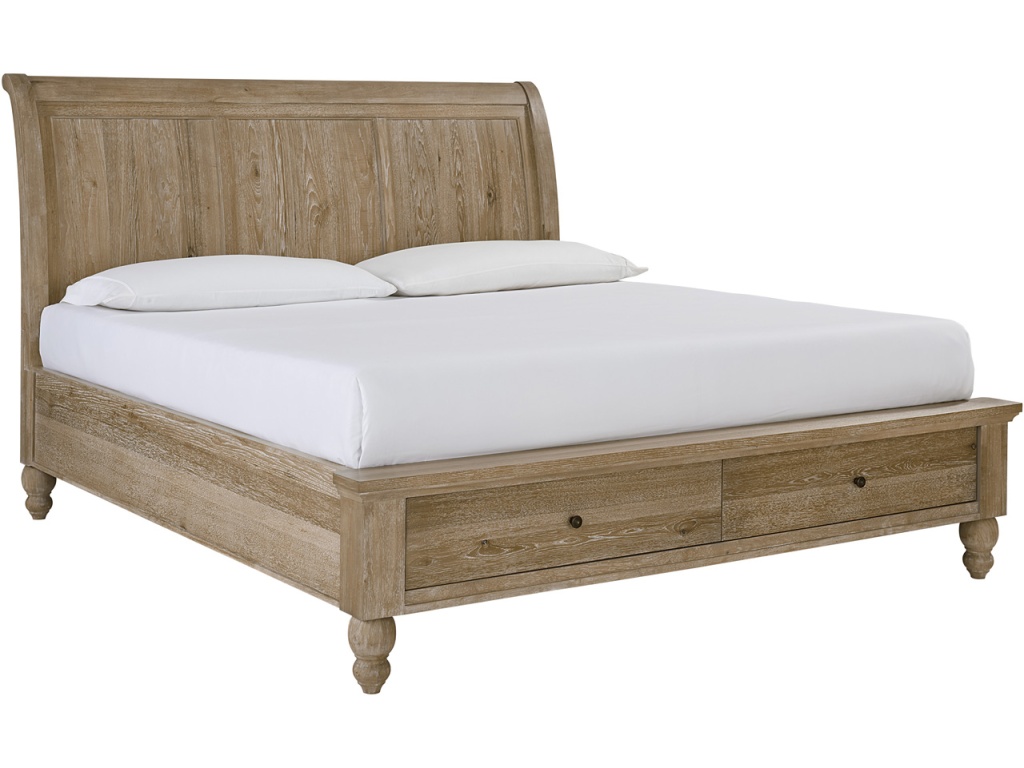 Queen Sleigh Bed Hb - main image