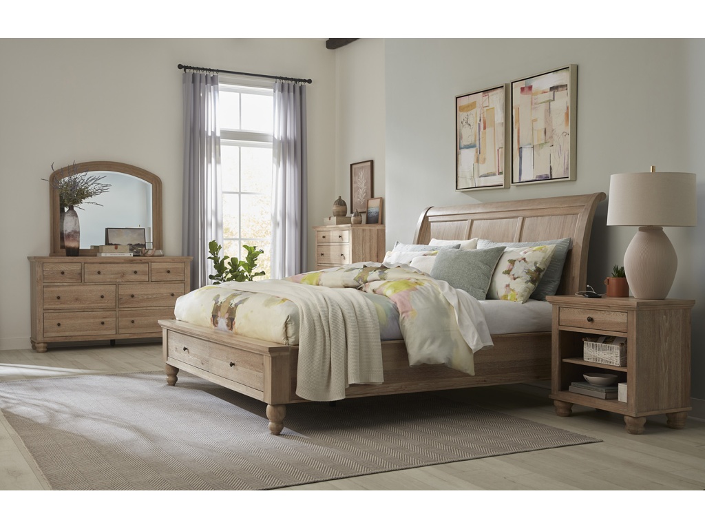 Queen Sleigh Bed Hb - image 10