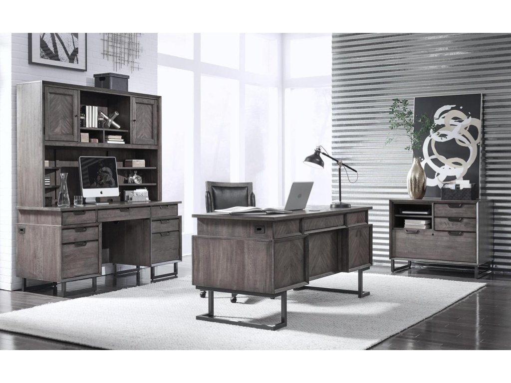 66" Credenza Hutch - image 1