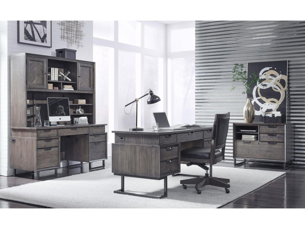 66" Credenza Hutch - image 2
