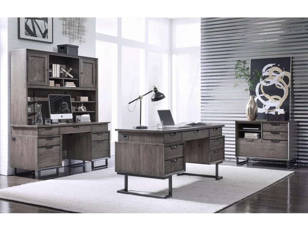 66" Credenza Hutch - image 3