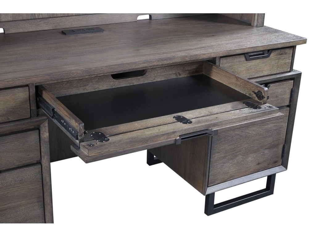 66" Credenza Hutch - image 8