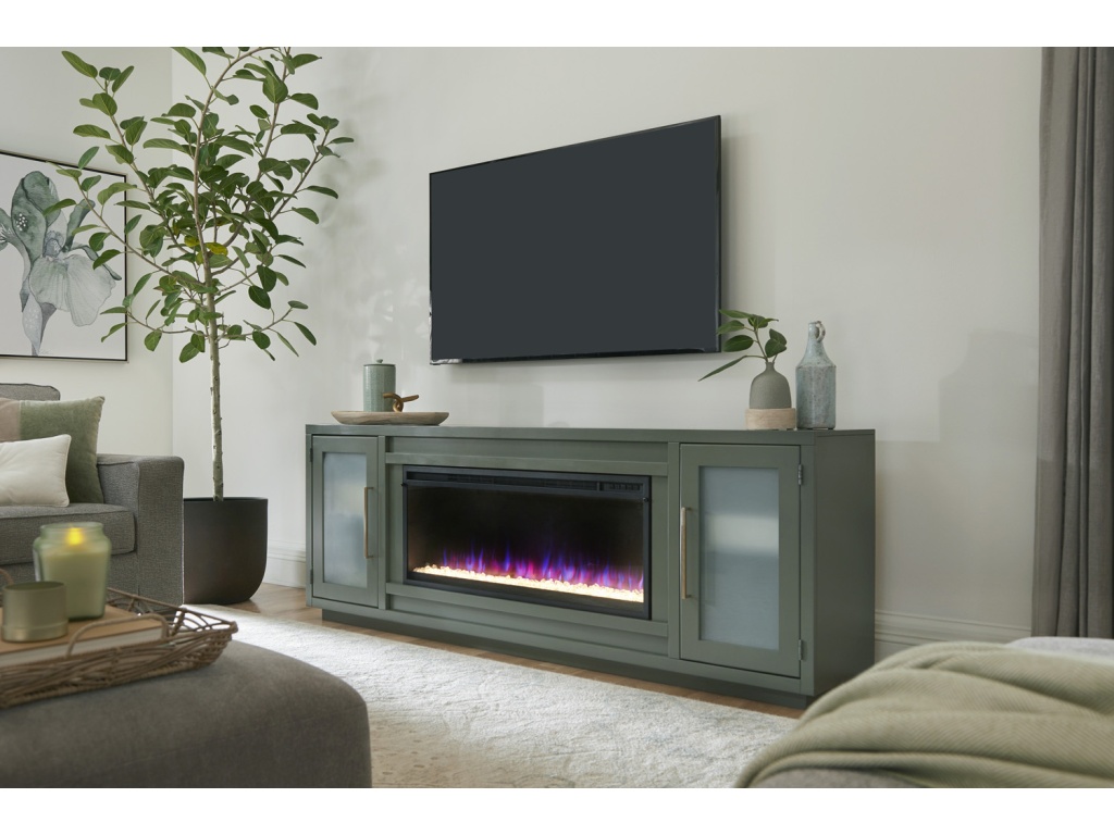 84" Fireplace Console - image 1