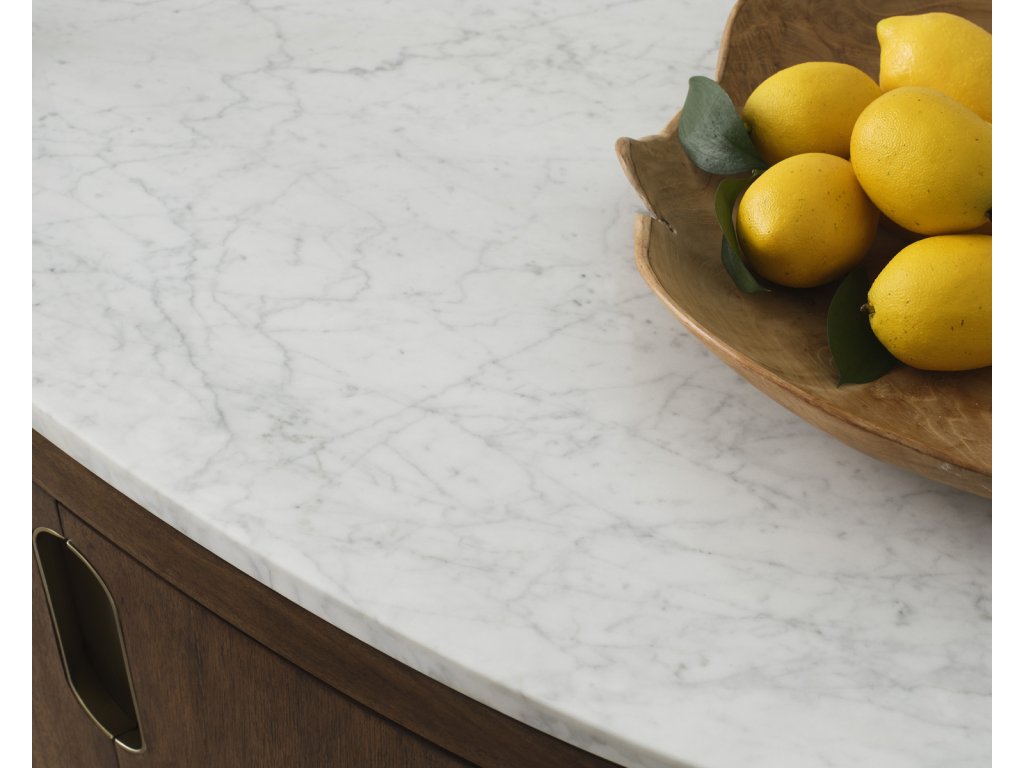 Bar Cabinet w/Marble Top - image 4