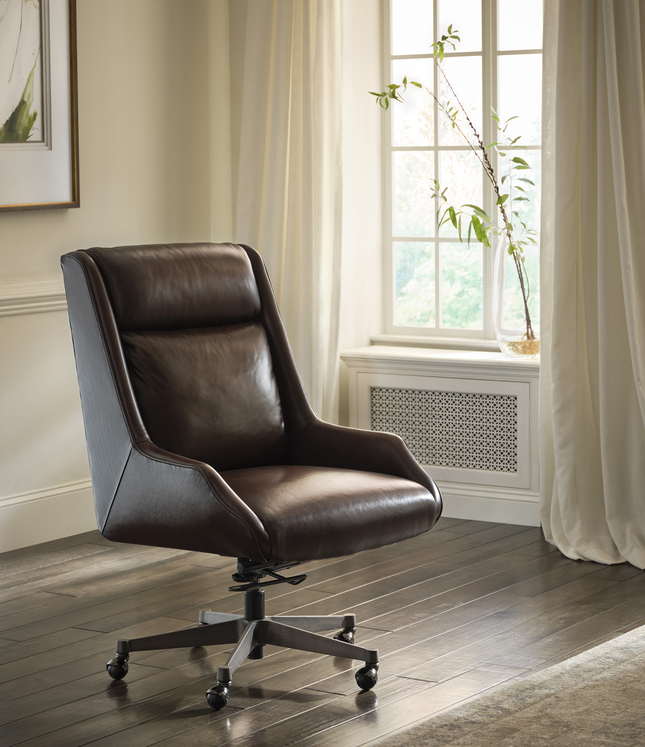 Cameron  Exec Chair Burnished Umber - image 8