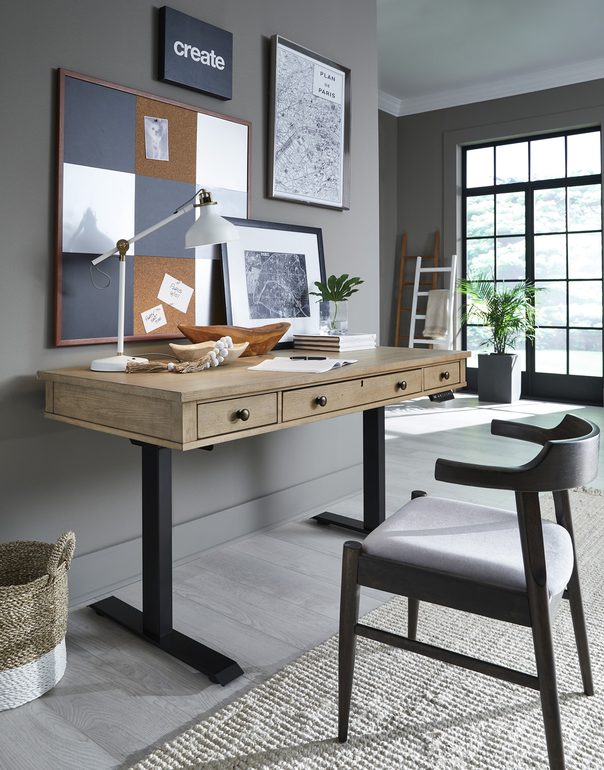 60" Adj. Lift Desk Top (for IUAB-301-2) - main image