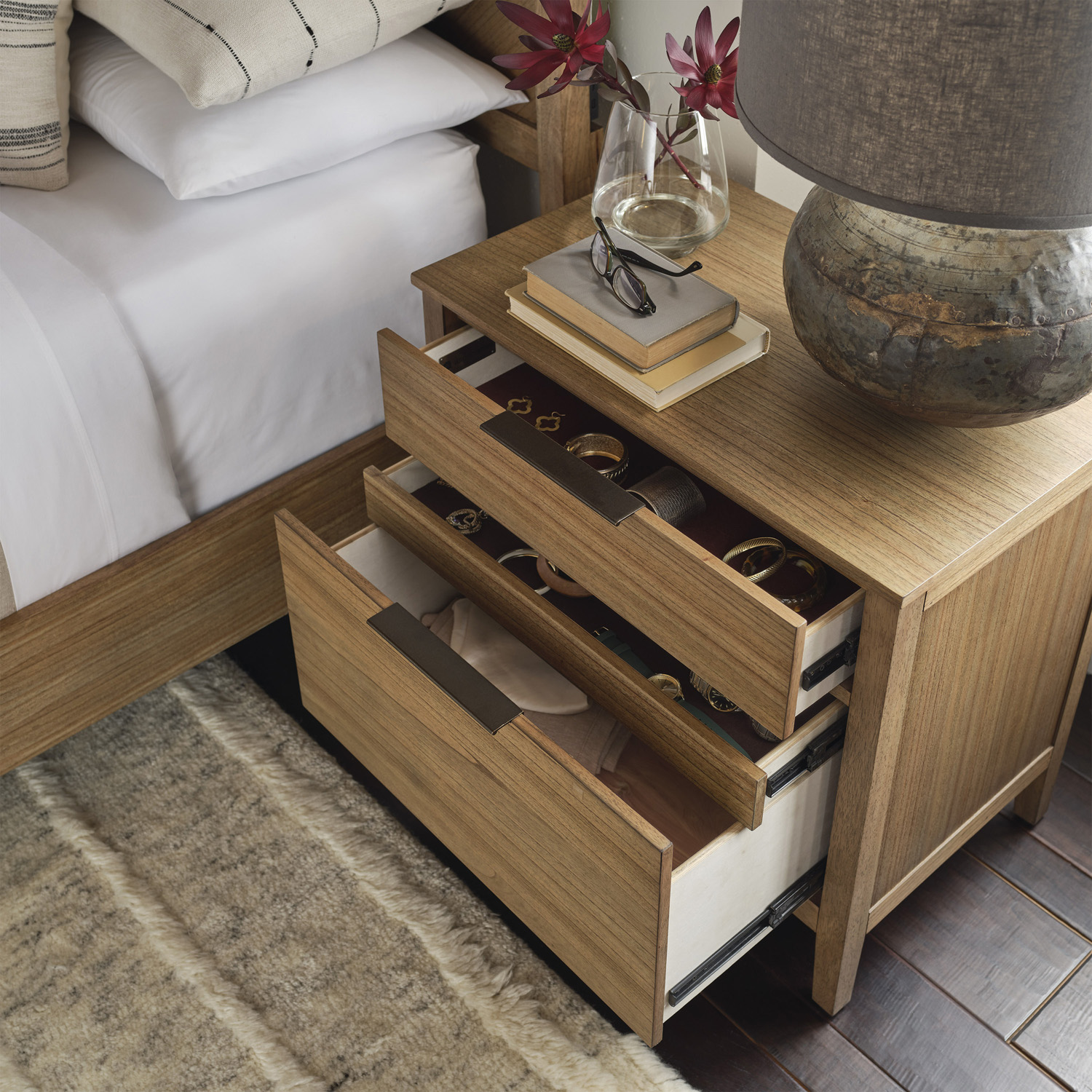 2 Drawer Nightstand - image 2