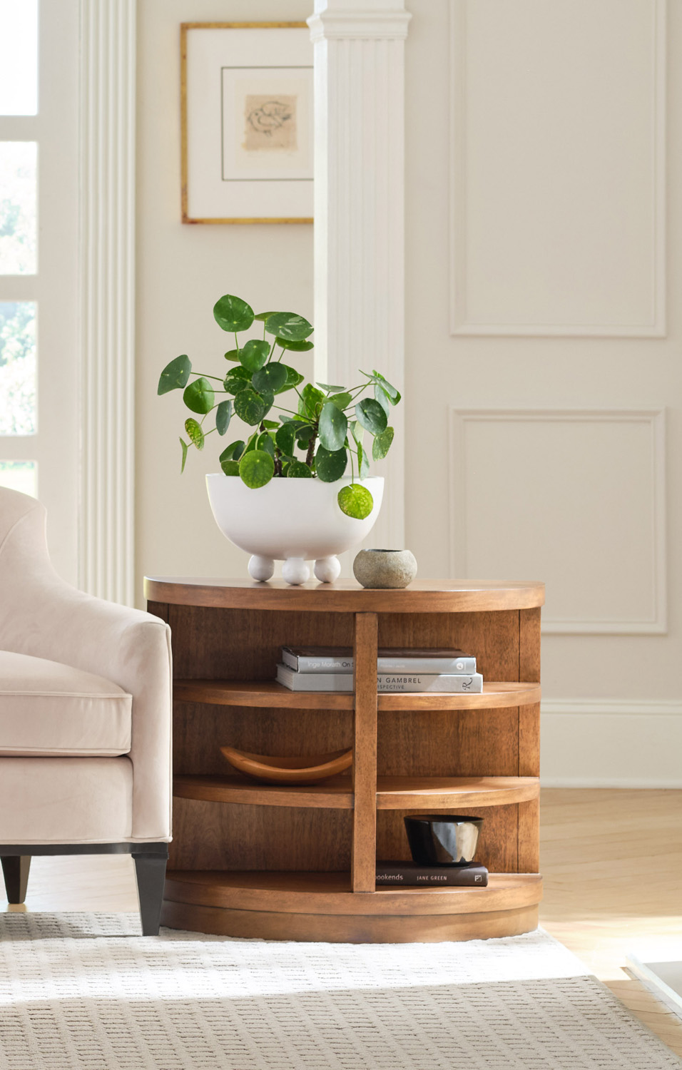 Demilune End Table - image 1
