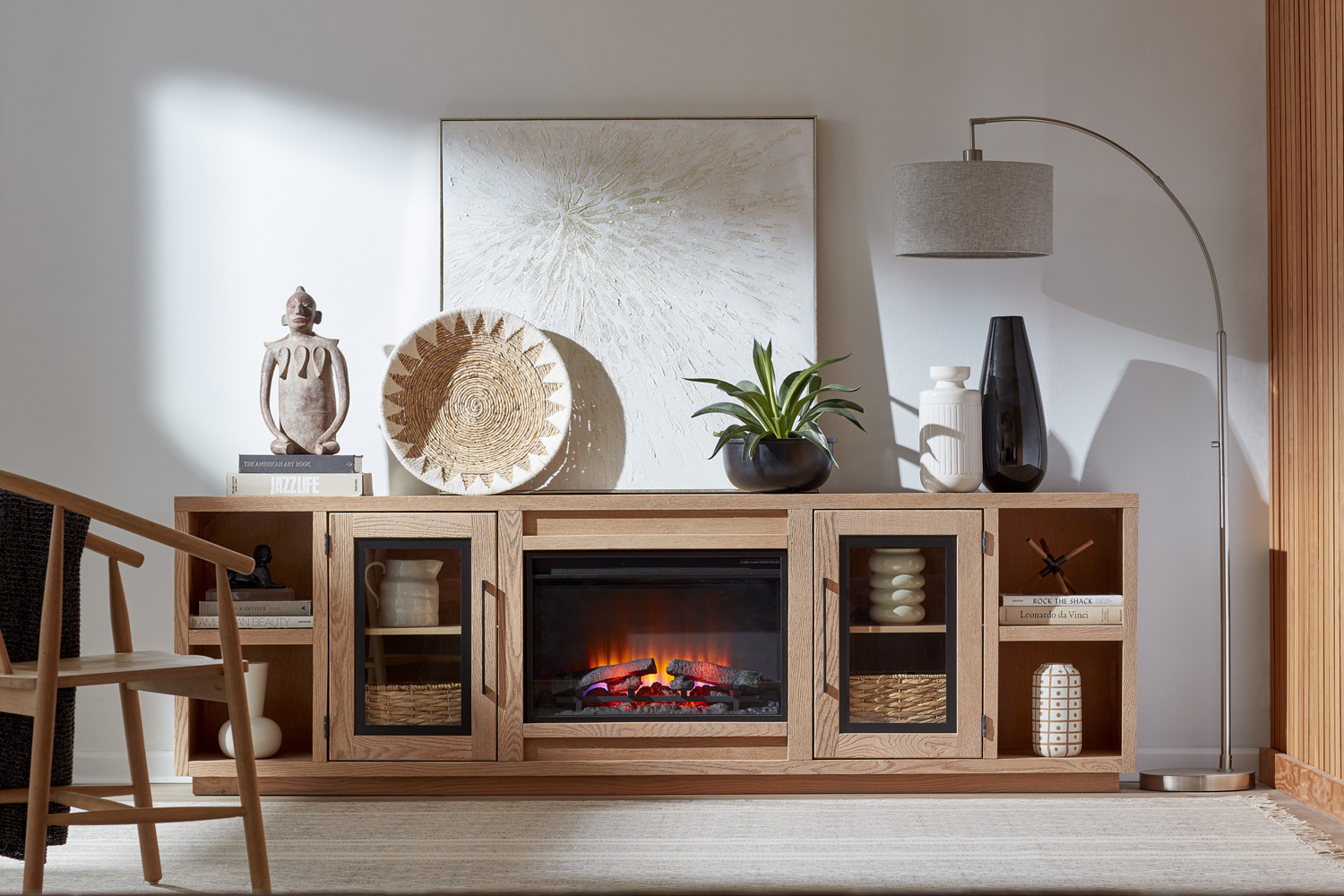 97" Fireplace Console - image 2
