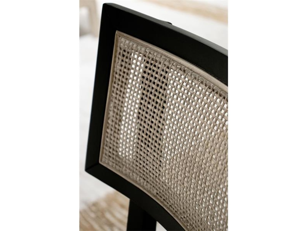 Cane Upholstered Side Chair - image 6