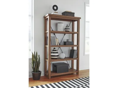 Autumn Open Shelving Unit Flint Oak
