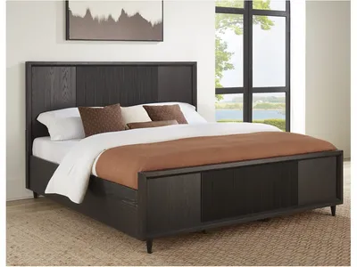 Avedon Panel Bed in Smokey Topaz - Alternative View