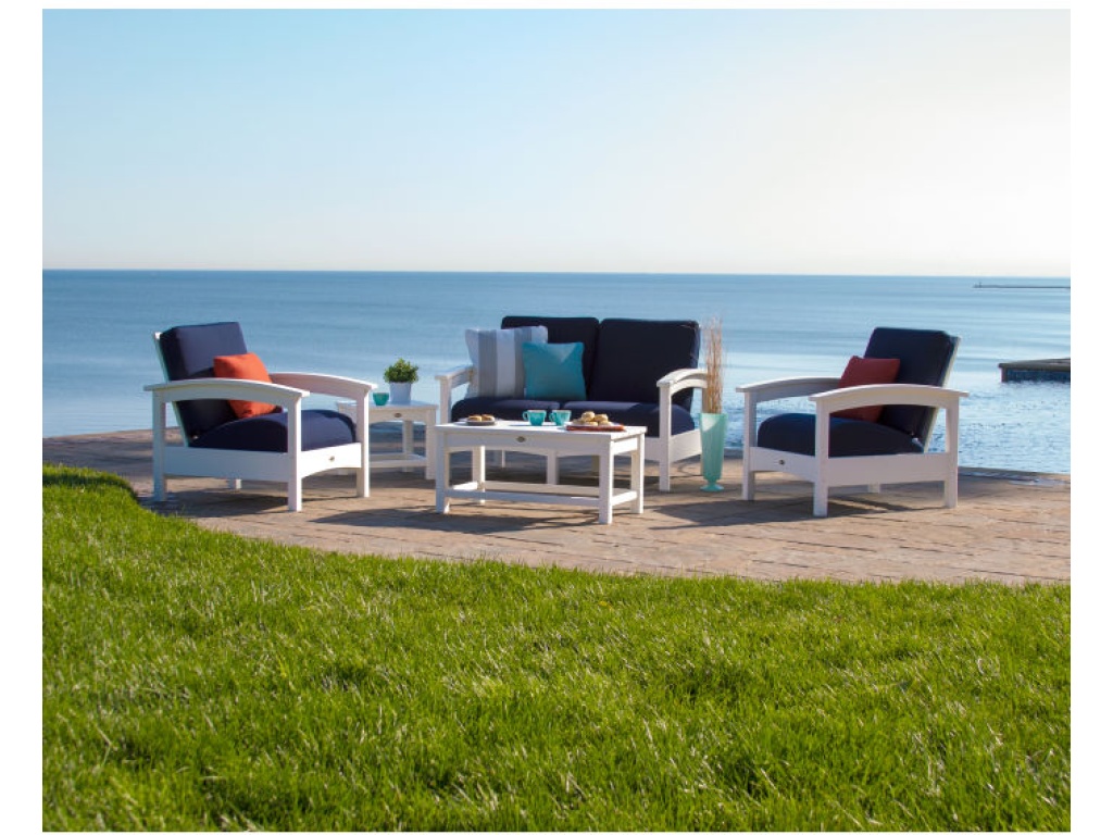 Trex Outdoor Furniture Rockport Club Loveseat, alternate view 3