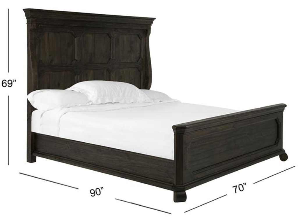 Complete Queen Panel Bed - image 2