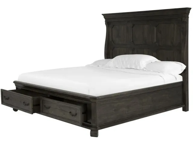 Complete Queen Panel Storage Bed - Alternative View