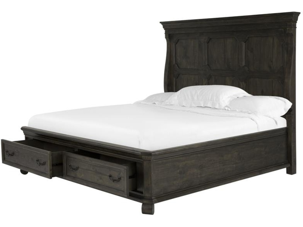 Complete Queen Panel Storage Bed - image 1