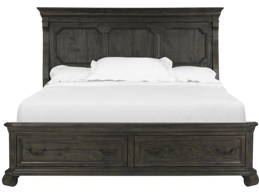 Complete Queen Panel Storage Bed - main image