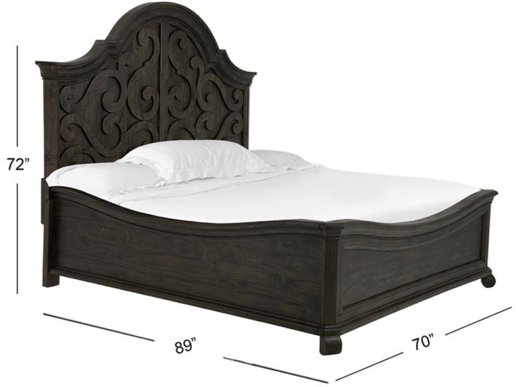 Complete Queen Shaped Panel Bed - image 2
