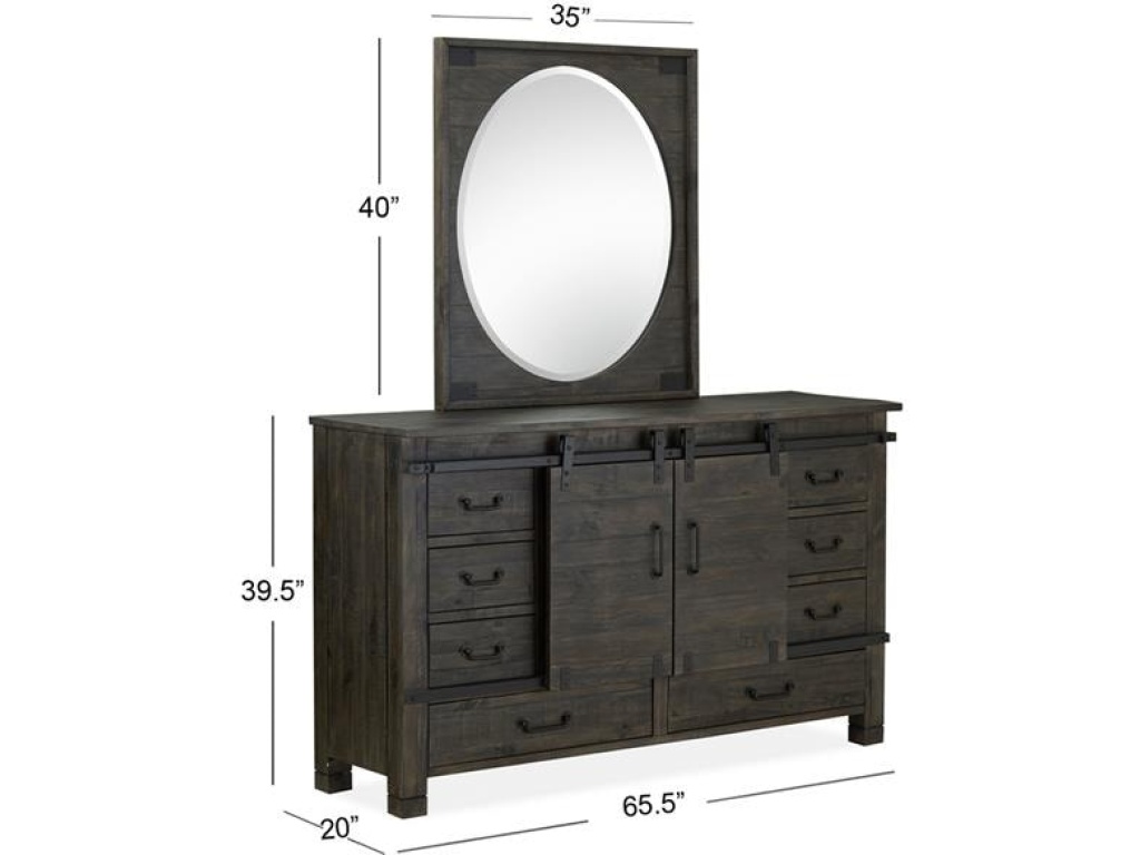 Portrait Oval Mirror - image 3
