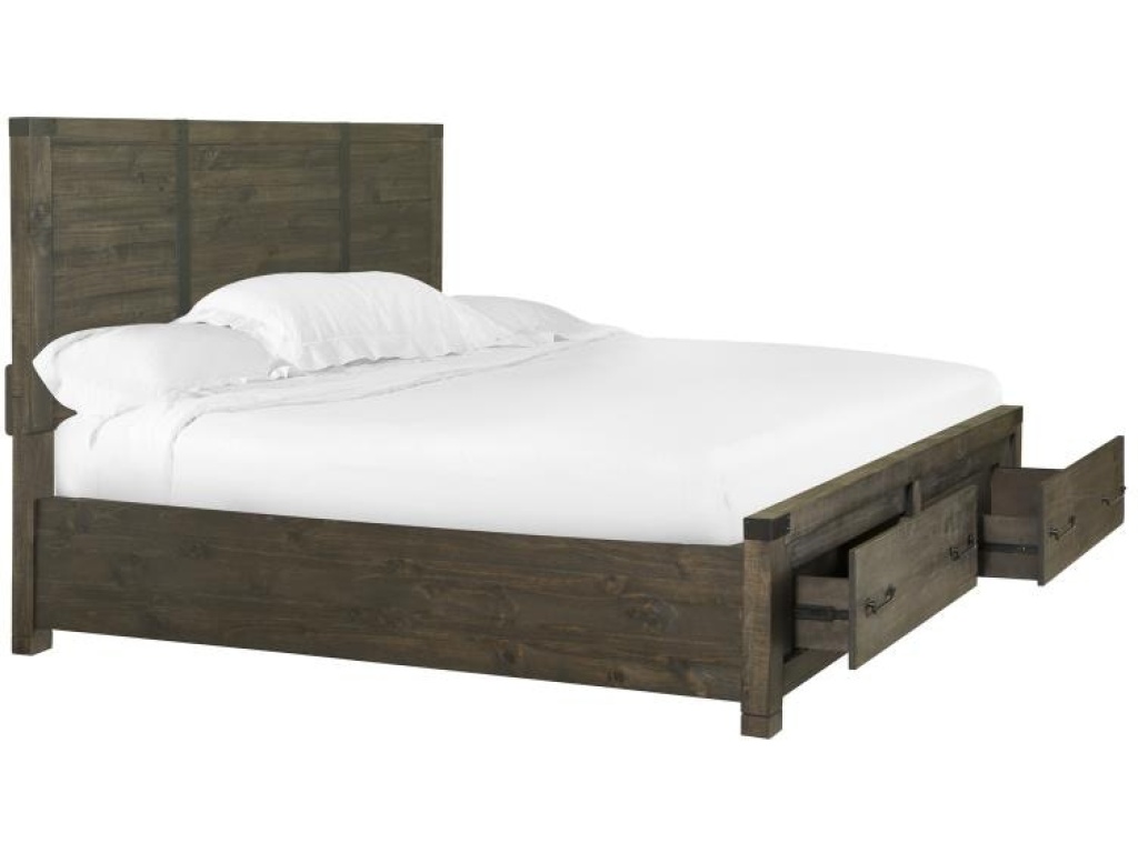 Complete Queen Panel Storage Bed - image 1