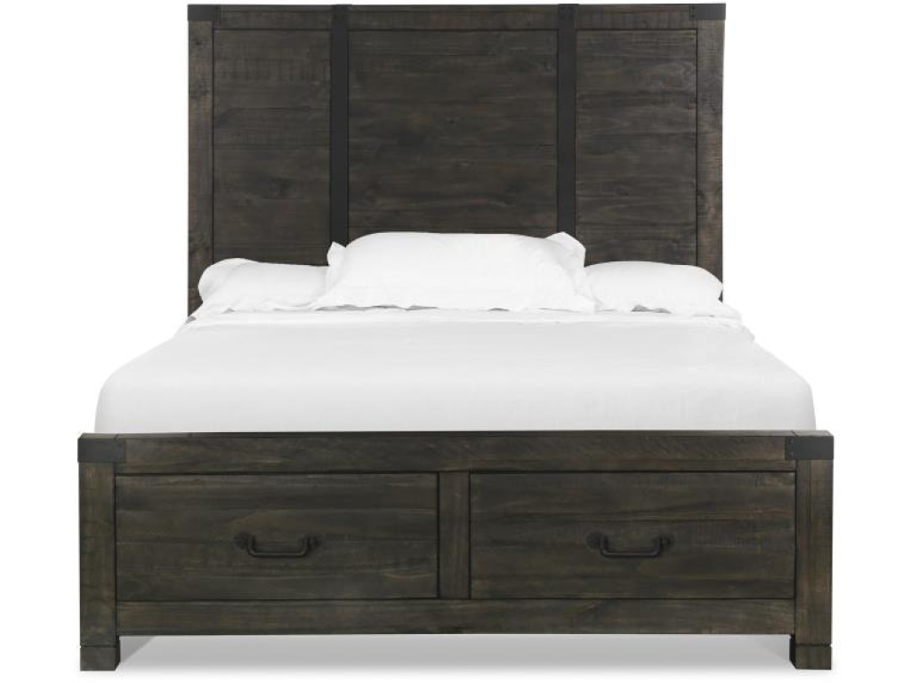 Complete Queen Panel Storage Bed - main image