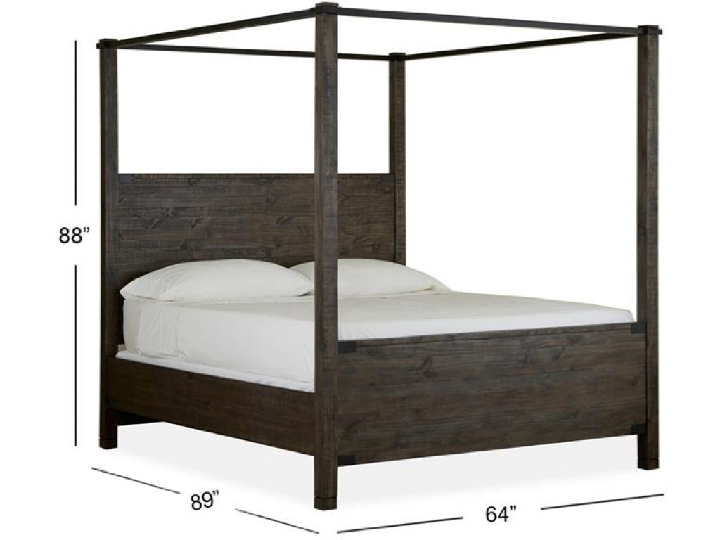 Complete Queen Poster Bed - image 3