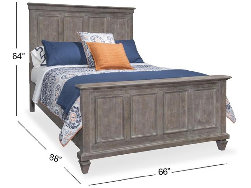 Complete Queen Panel Bed - image 1