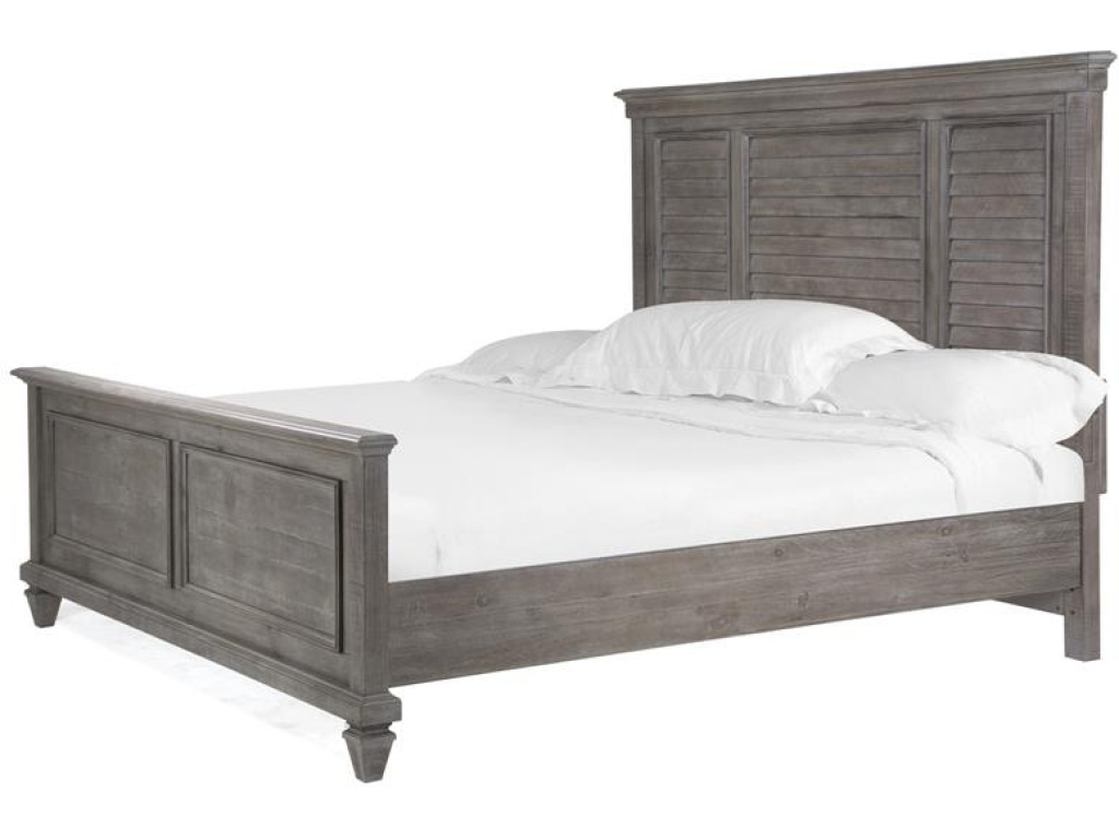 Complete Queen Shutter Panel Bed - image 2