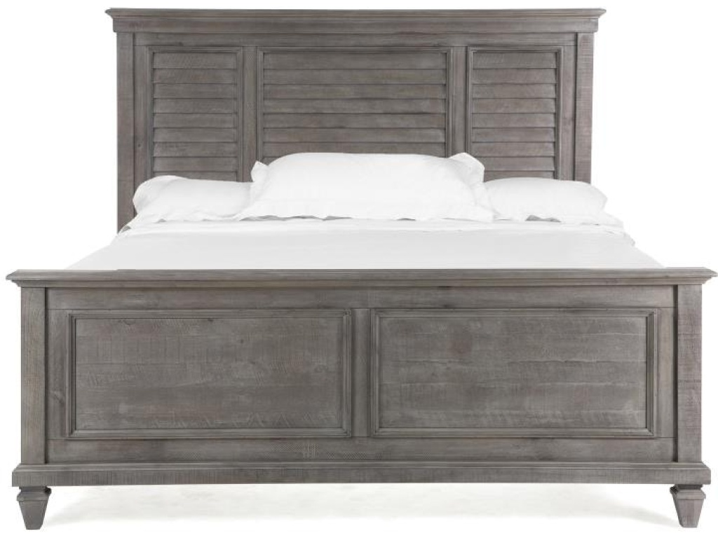 Complete Queen Shutter Panel Bed - main image