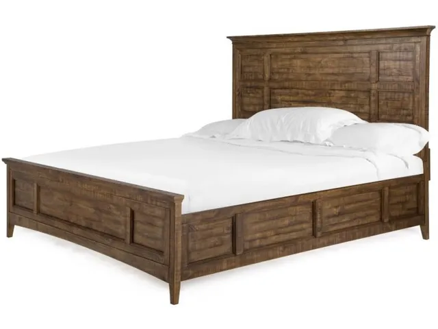 Complete Queen Panel Bed with Regular Rails
