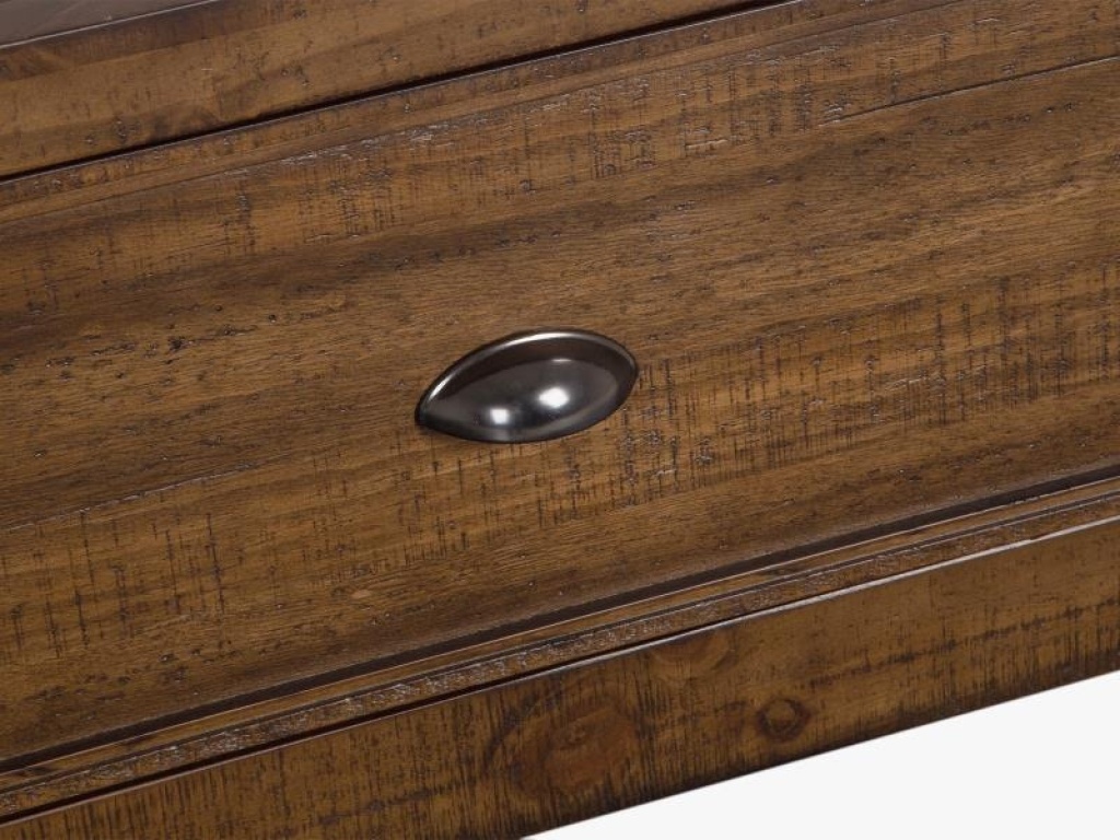 Complete Queen Panel Bed with Storage Rails - image 3
