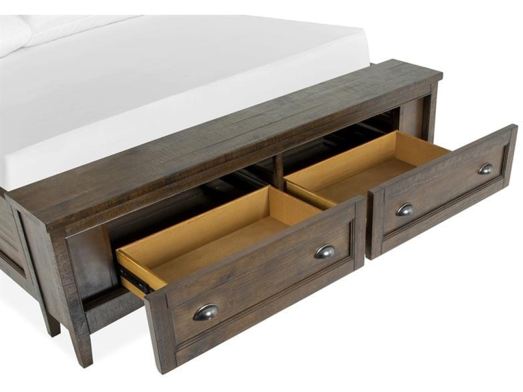 Complete Queen Lamp Panel Storage Bed - image 3