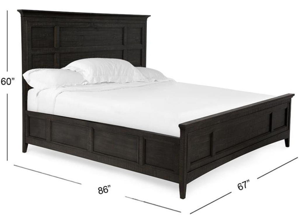 Complete Queen Panel Bed with Regular Rails - image 2
