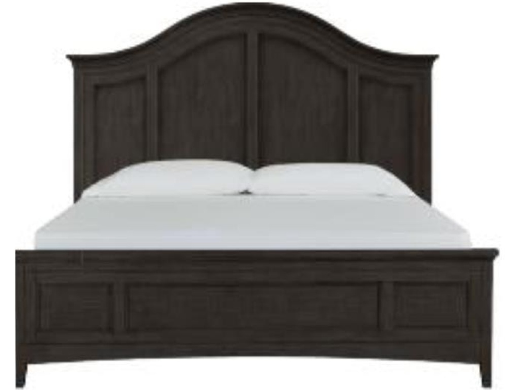 Complete Queen Arched Bed with Regular Rails - main image