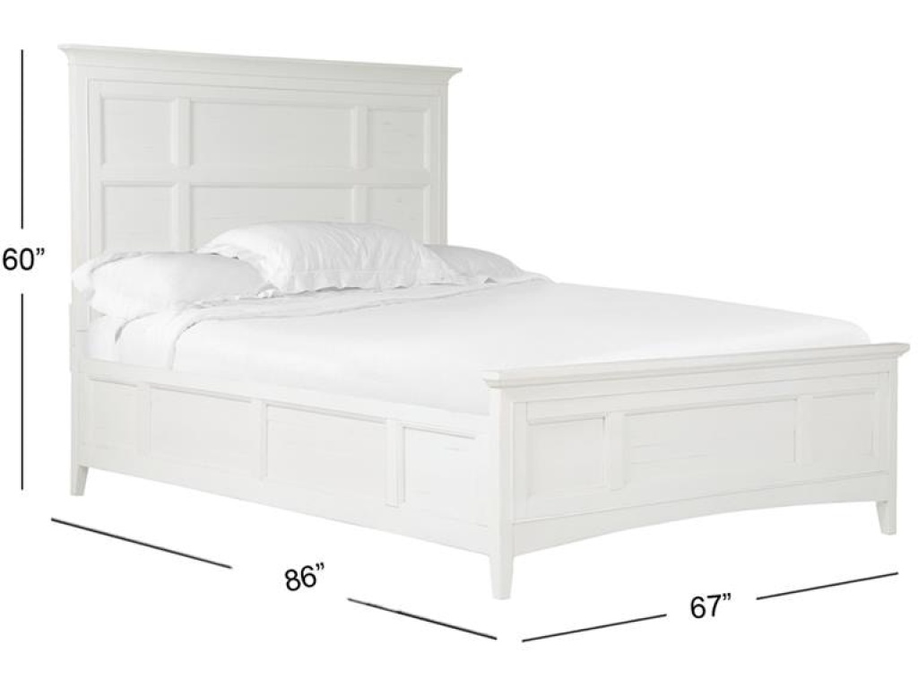 Complete Queen Panel Bed with Regular Rails - image 2