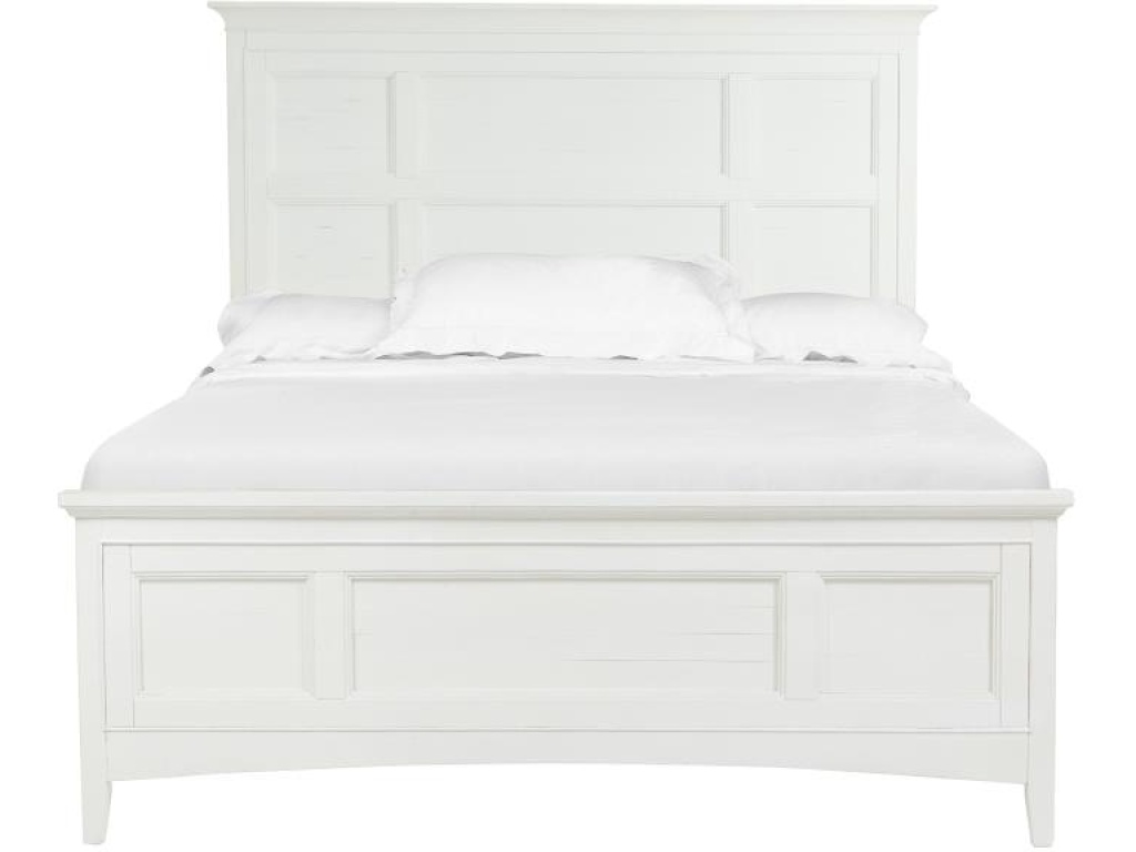 Complete Queen Panel Bed with Storage Rails - image 1