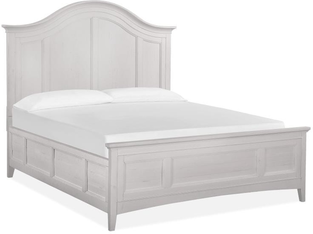 Complete Queen Arched Bed with Regular Rails - image 2