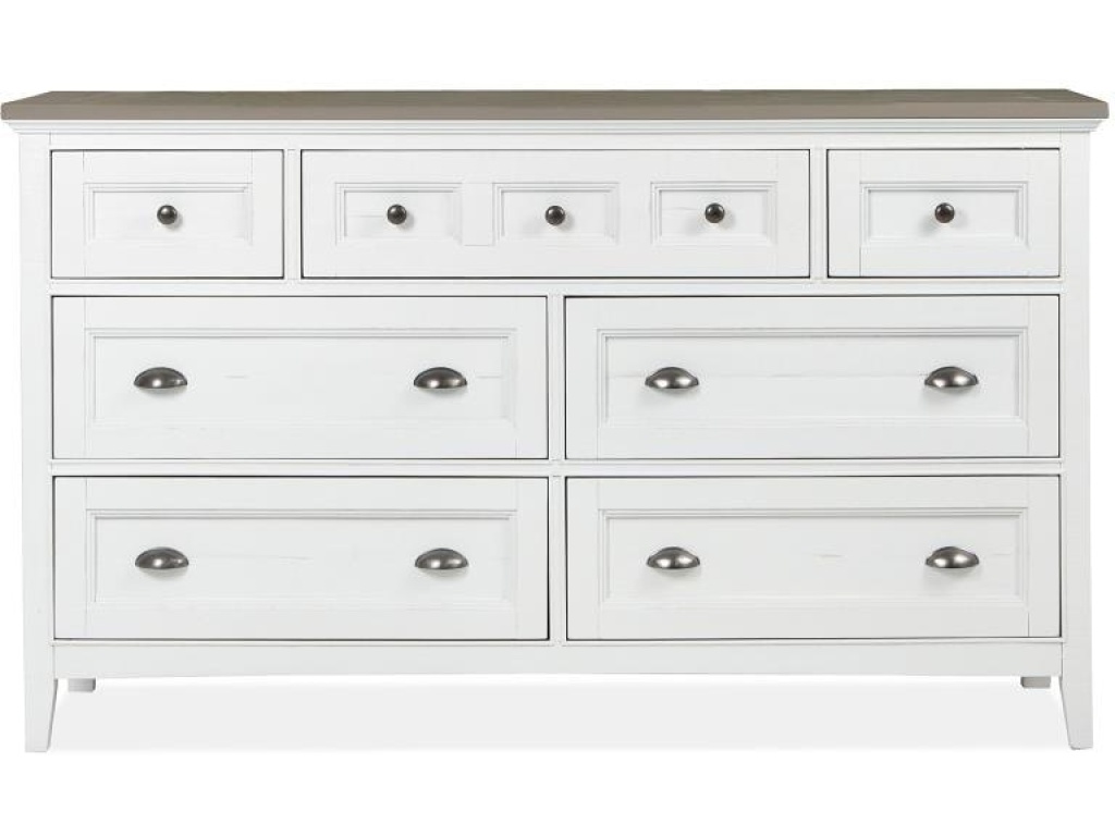 Two Tone Drawer Dresser - main image