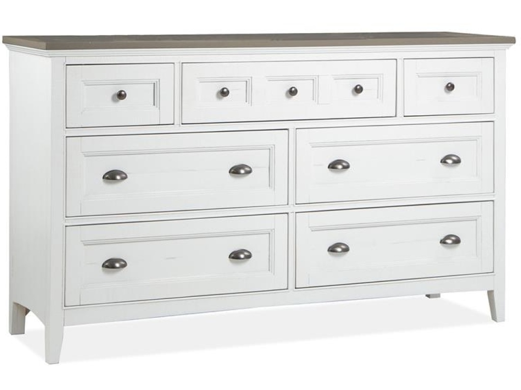 Two Tone Drawer Dresser - image 1