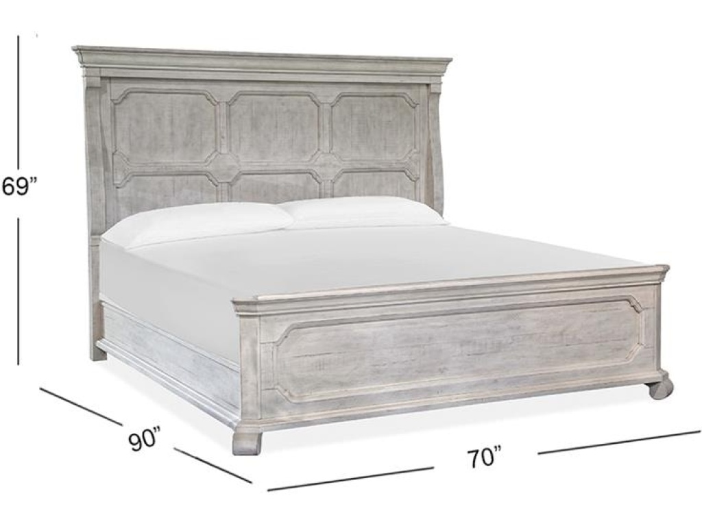 Complete Queen Panel Bed - image 2