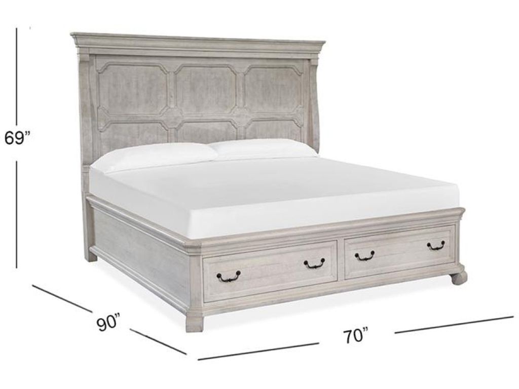 Complete Queen Panel Storage Bed - image 2