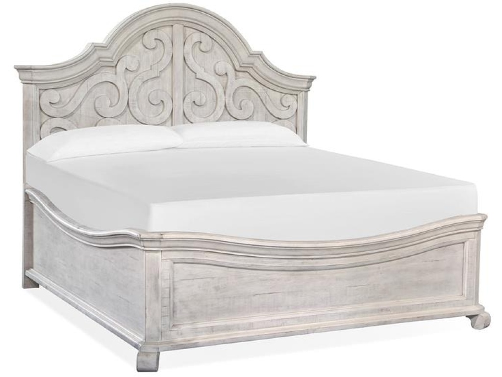 Complete Queen Shaped Panel Bed - image 2